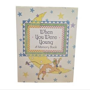 Vintage 1986 Jane Lahr When You Were Young A Memory Book Of Your First Two Years